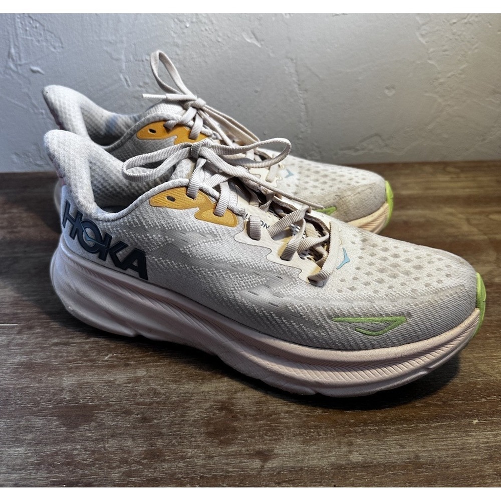 Hoka Clifton 9 Shoes Womens Size 8.5 Running Cushioned Comfort Sneakers